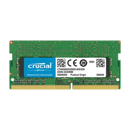 Pomnilnik SODIMM DDR4 4GB 2400 CRUCIAL 1Rx8, CT4G4SFS824A