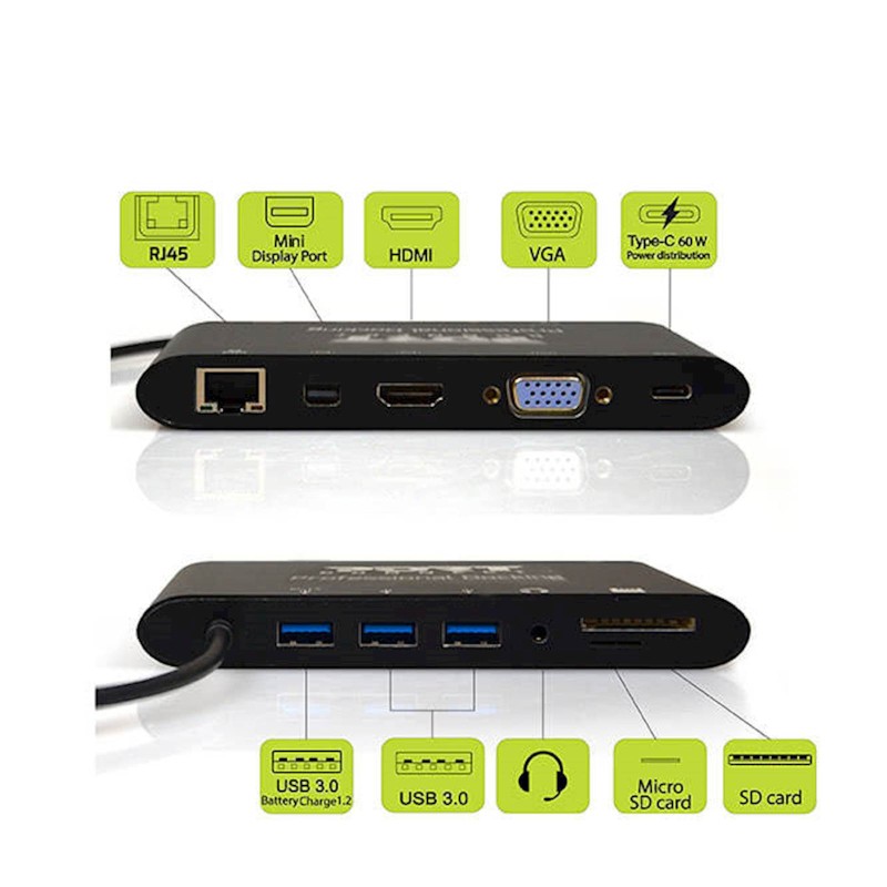 Priklopna postaja PORT, USB -C