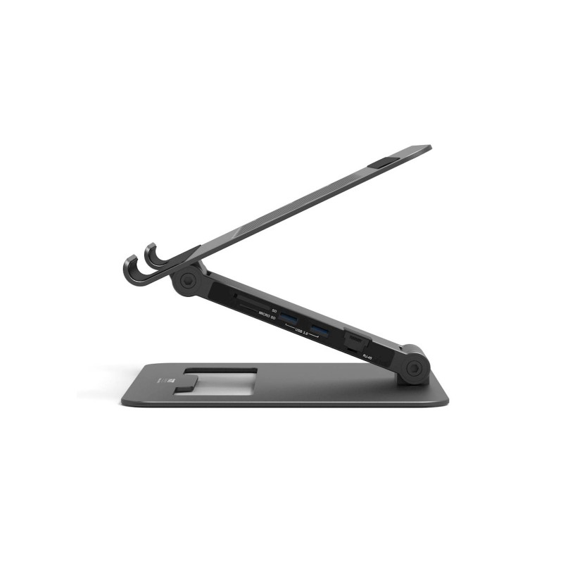 Priklopna postaja in stojalo PORT (USB-C, LAN, HDMI, Sd, mSD) od 10" do 17,3"