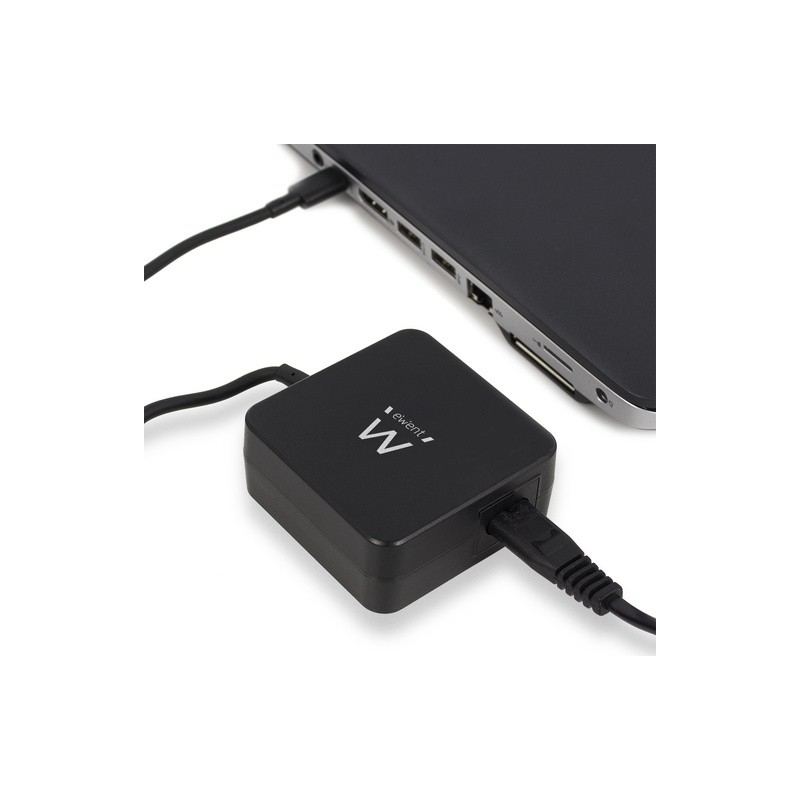 Napajalnik za prenosnike Ewent, USB Type-C, 65W