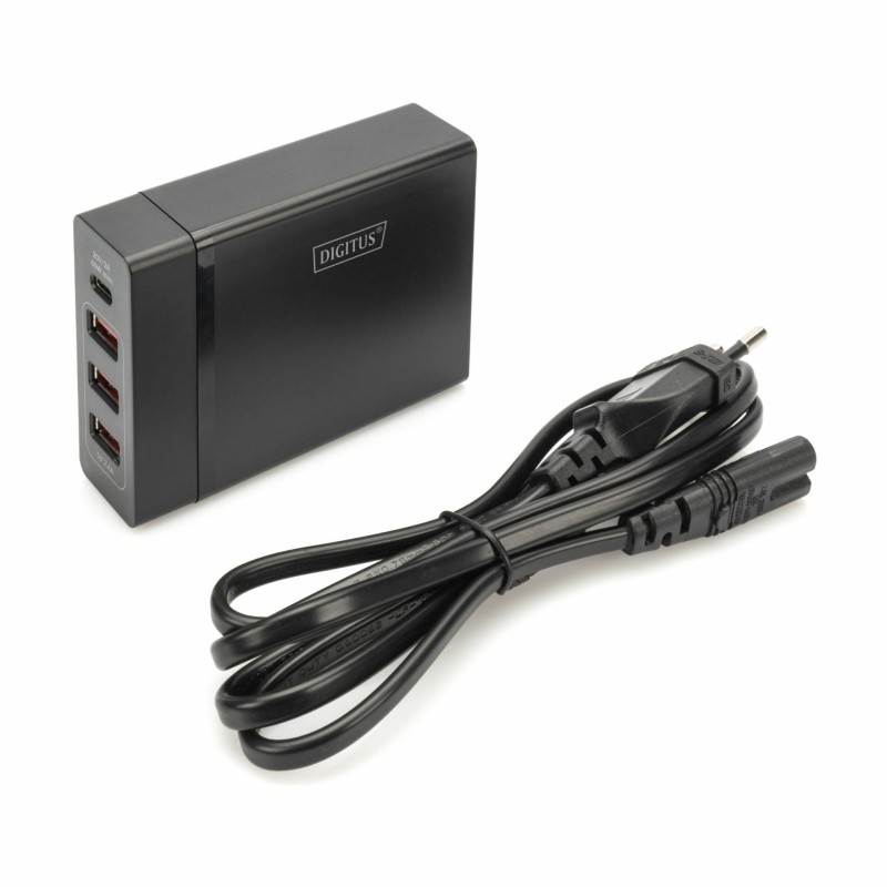 Univerzalni napajalnik Digitus za prenosnike USB-C + 3xUSB-A 72W