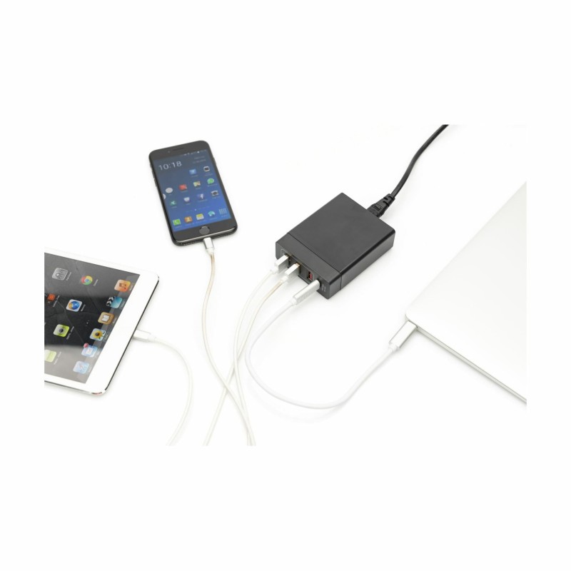 Univerzalni napajalnik Digitus za prenosnike USB-C + 3xUSB-A 72W