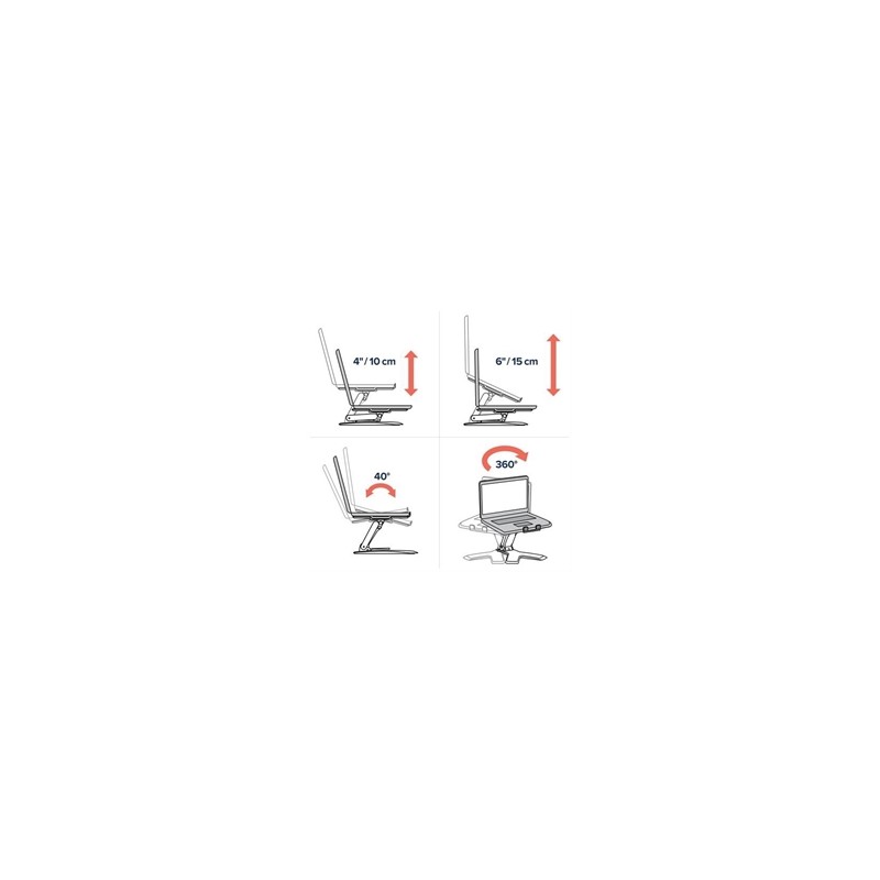 Namizni podstavek Ergotron Neo-Flex Notebook Lift Stand (črn)