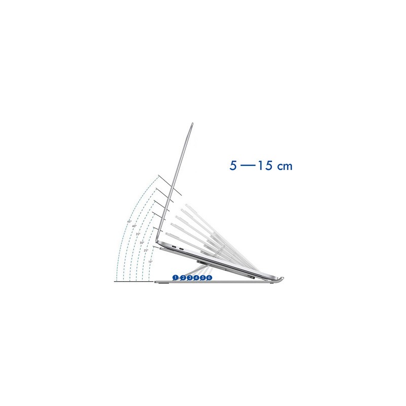 Stojalo za prenosnik, 10-15.6, aluminij, Ewent EW1266