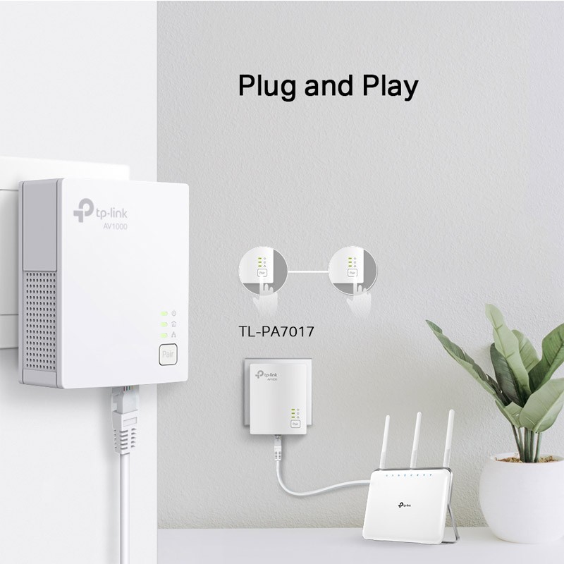 Powerline TP-LINK TL-PA7017 KIT AV1000