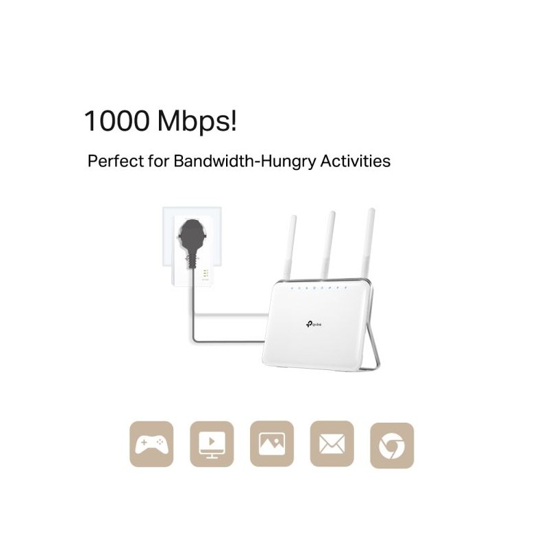 Powerline TP-LINK TL-PA7017P KIT AV1000