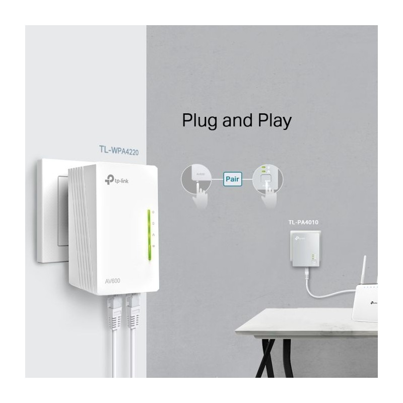 Powerline TP-LINK TL-WPA4220KIT AV600 3-pack