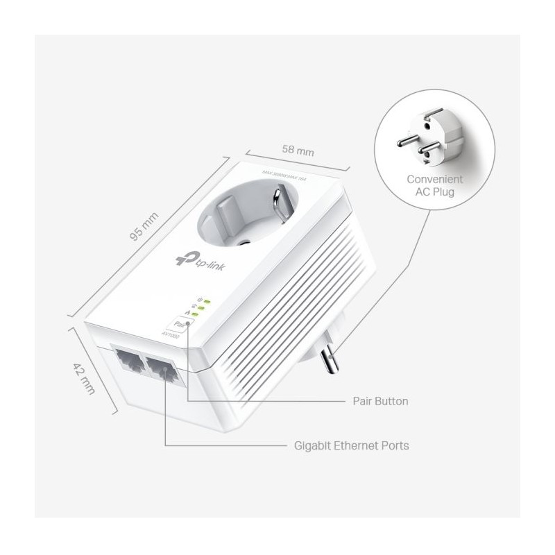 Powerline TP-LINK TL-PA7027P, starter kit