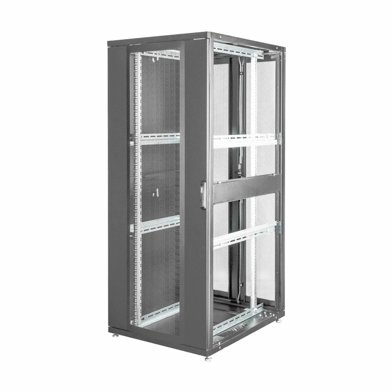 Digitus kabinet 42U 2050 800x1000 črn sestavljen perf. vrata DN-19 SRV-42U-8-B