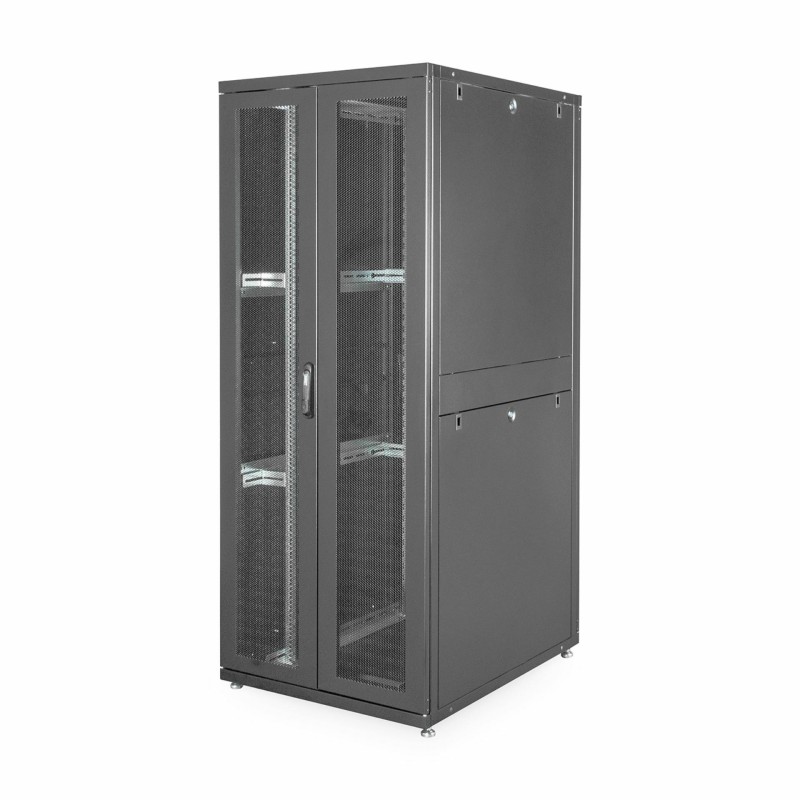 Digitus kabinet 42U 2050 800x1000 črn sestavljen perf. vrata DN-19 SRV-42U-8-B