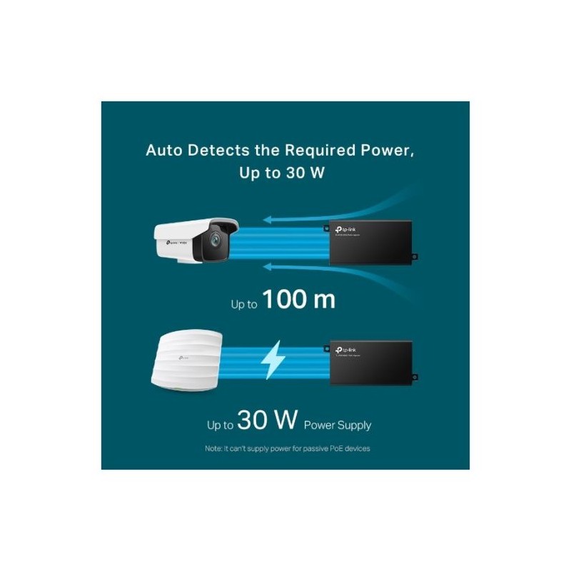 TP-LINK TL-POE160S PoE+ Injector