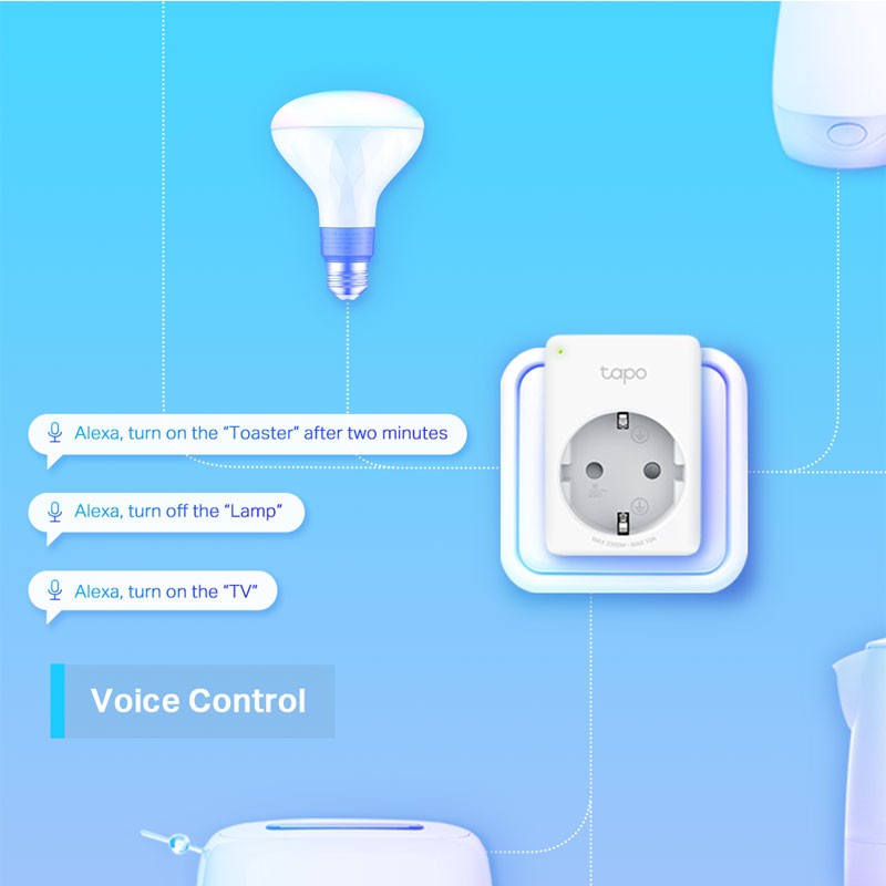 TP-LINK Tapo P100 Mini Smart Wi-Fi vtičnica - 2pack
