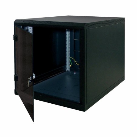 Zidni kabinet Triton 12U 635 600x400, črn, sestavljen