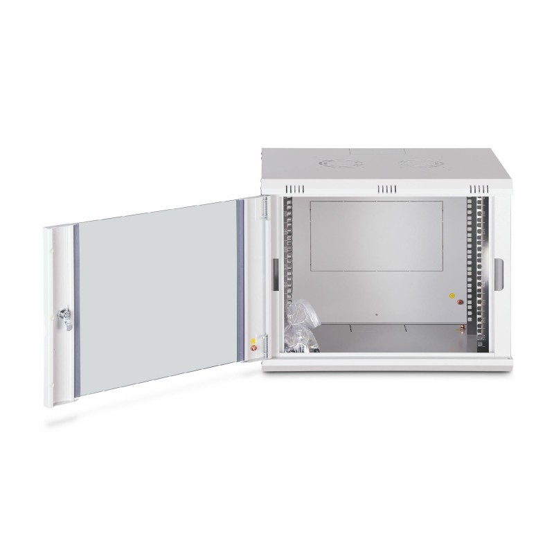Zidni kabinet Digitus 9U 505 600x450, siv, sestavljen