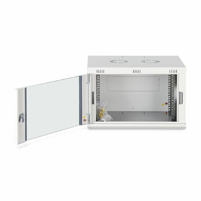 Zidni kabinet Digitus 12U 638 600x450, siv, sestavljen