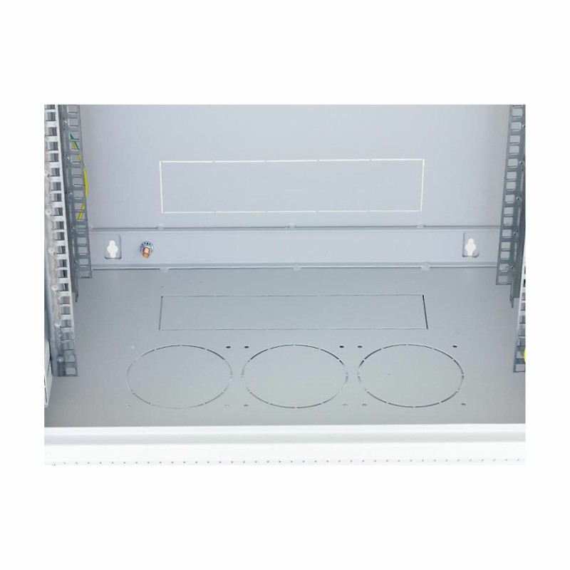 Zidni kabinet Triton 12U 635 600x400, siv, sestavljen, snemljive stranice