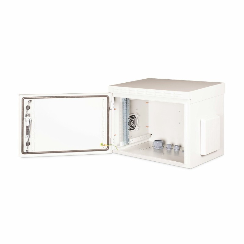 Zidni kabinet Digitus 7U 490 600x450, siv, sestavljen, zunanji