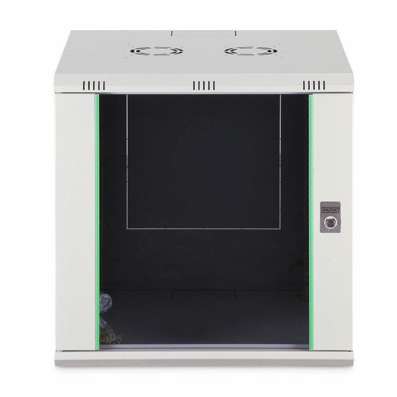Zidni kabinet Digitus 12U 638 600x600, siv, sestavljen