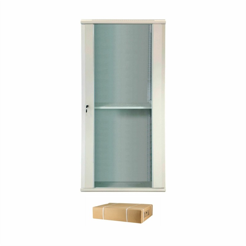 Zidni kabinet DATECH 27U 1388 600x600, siv + polica
