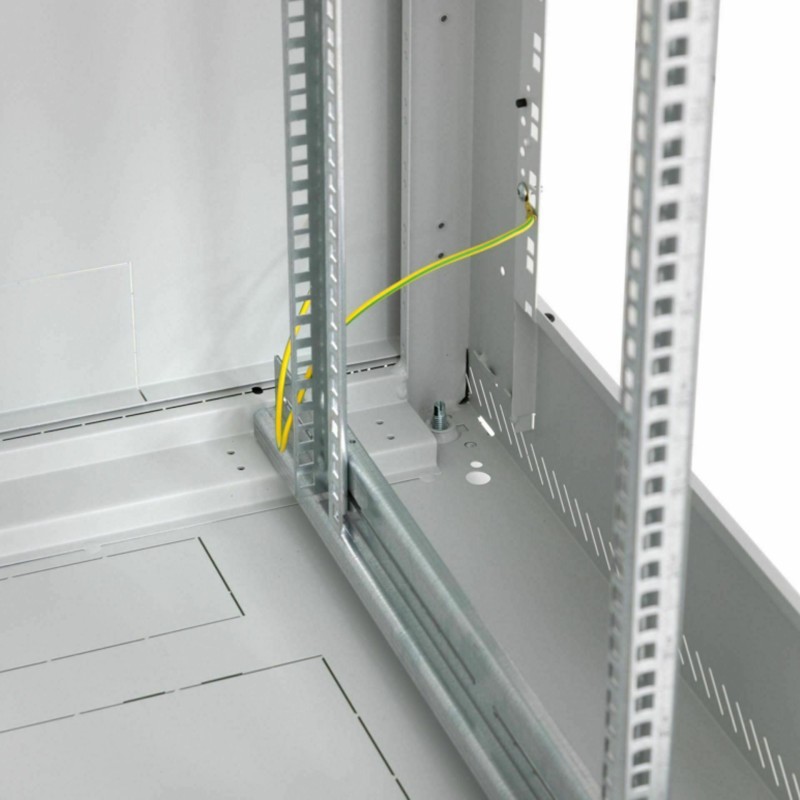 Samostoječi kabinet Triton 42U 1970 800x800, siv, sestavljen