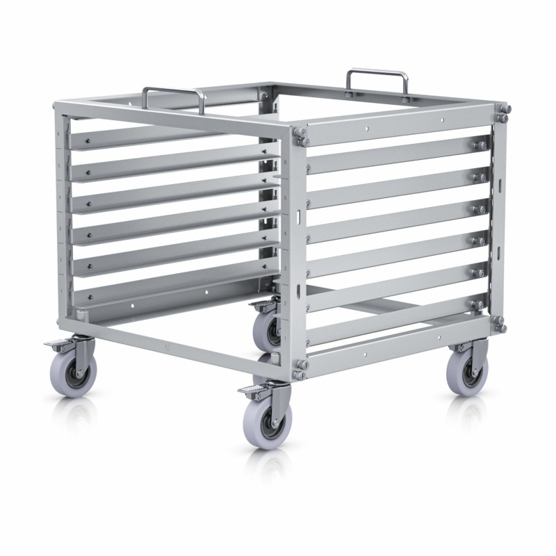 Samostoječi kabinet Ubiquiti 6U 519x460x351 mini rack s kolesi, siv, 9440403