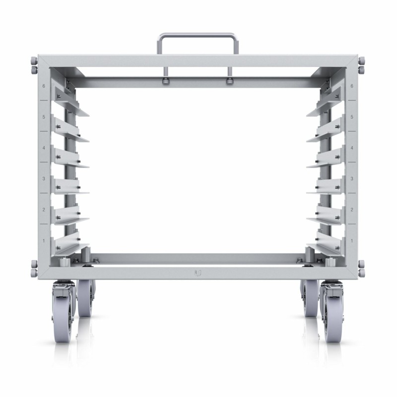Samostoječi kabinet Ubiquiti 6U 519x460x351 mini rack s kolesi, siv, 9440403