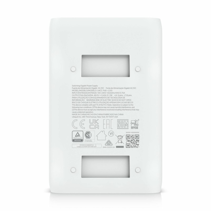 Ubiquiti UACC-PoE+-2.5G 30W of PoE+ adapter for UniFi PoE+ devices