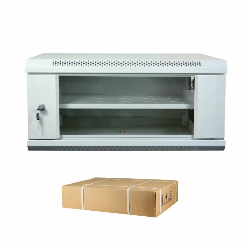 Kabinet zidni 6U 368 600x450 siv DATEH + polica