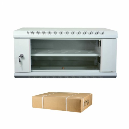 Kabinet zidni 6U 368 600x450 siv DATEH + polica