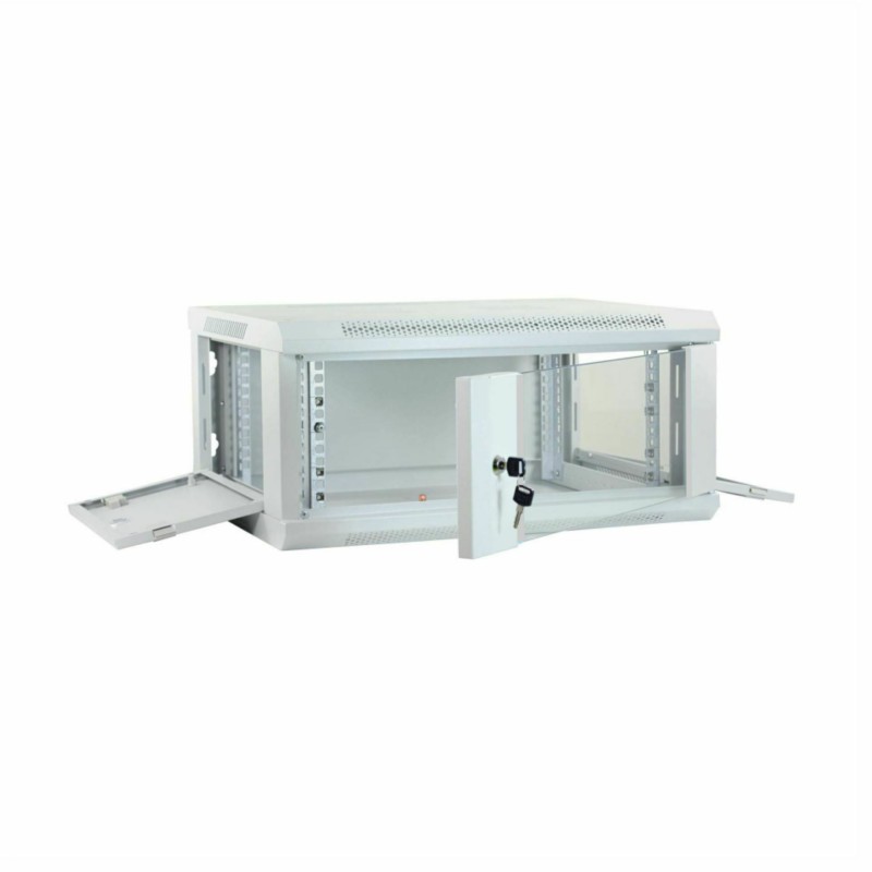 Kabinet zidni 6U 368 600x450 siv DATEH + polica