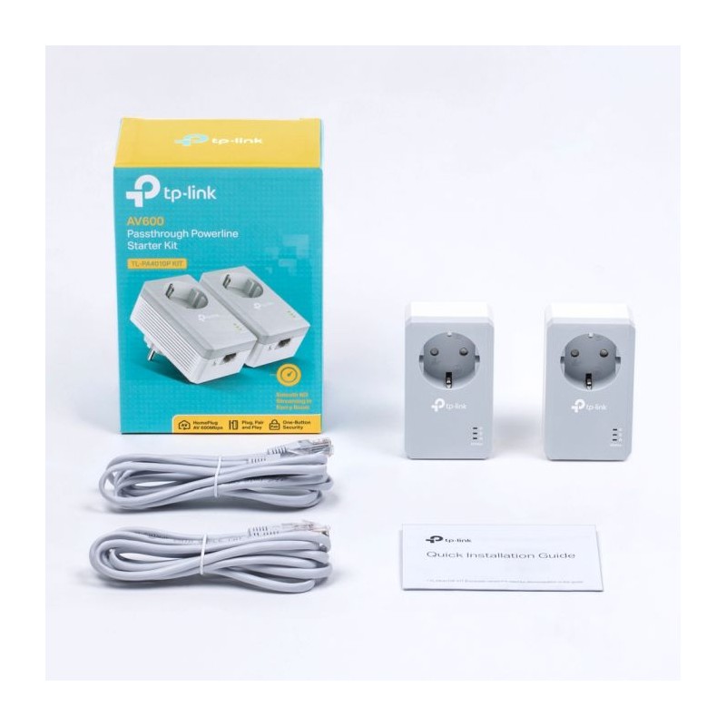 Powerline kit z vtičnico TP-LINK TL-PA4010P KIT
