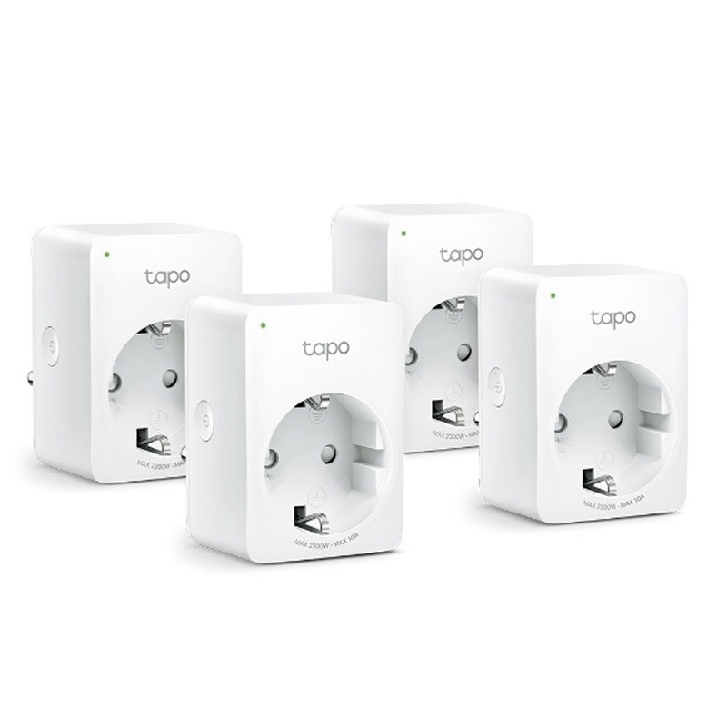 Pametna vtičnica TP-Link Tapo P100 Mini Smart, Wi-Fi, 4-pack