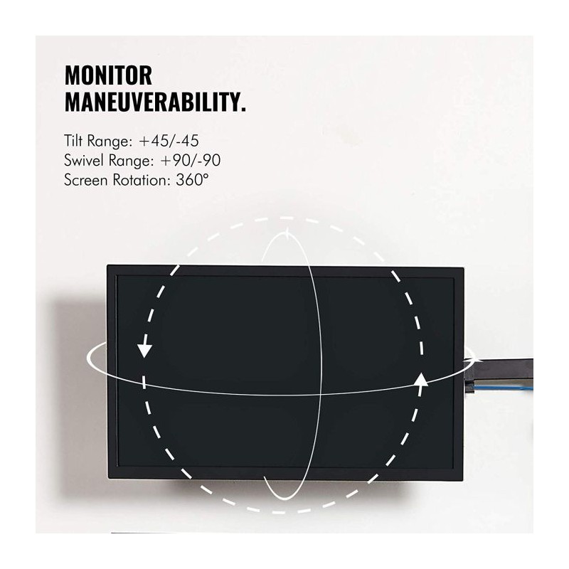 VonHaus namizni nosilec za 4 monitorje do 32, 3000113