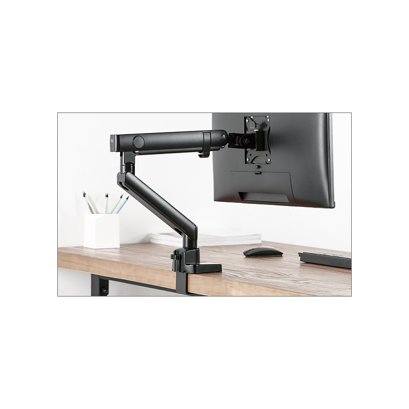 IcyBox enojni nosilec za monitor do 32 z montažo na rob mize, IB-MS313-T