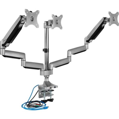 IcyBox trojni namizni nosilec za monitorja do 32, IB-MS505-TI