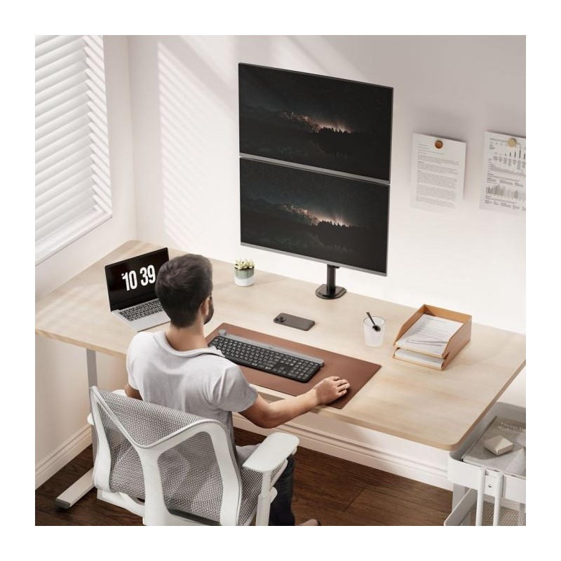 VonHaus dvojni namizni nosilec do 32 vertikalen