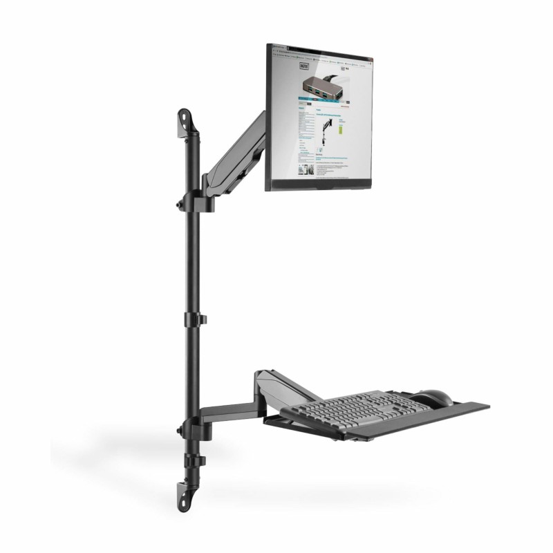 Stenski nosilec za TV / monitoDigitus stenski nosilec za monitor/miška tipkovnic