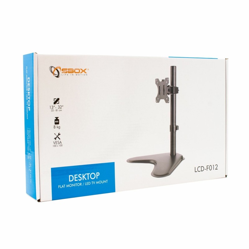 SBOX namizni nosilec za monitor črn LCD-F012 7702062