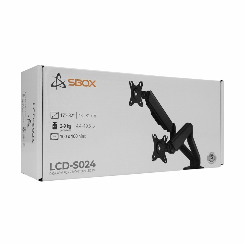 Namizni nosilec za TV SBOX LCD-S024-2