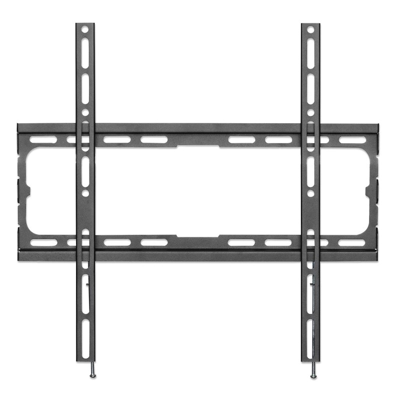 Stenski fiksni TV nosilec 32-70 MANHATTAN, 40kg, črne barve, ultra tanek