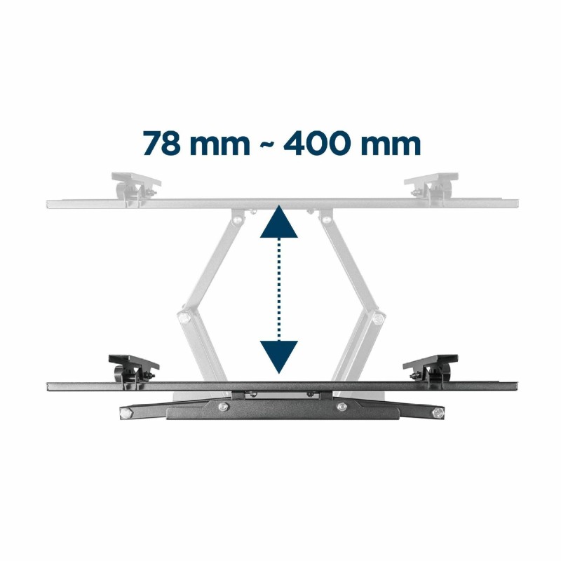 Stenski nosilec za TV Gembird WM-70ST-01, črn