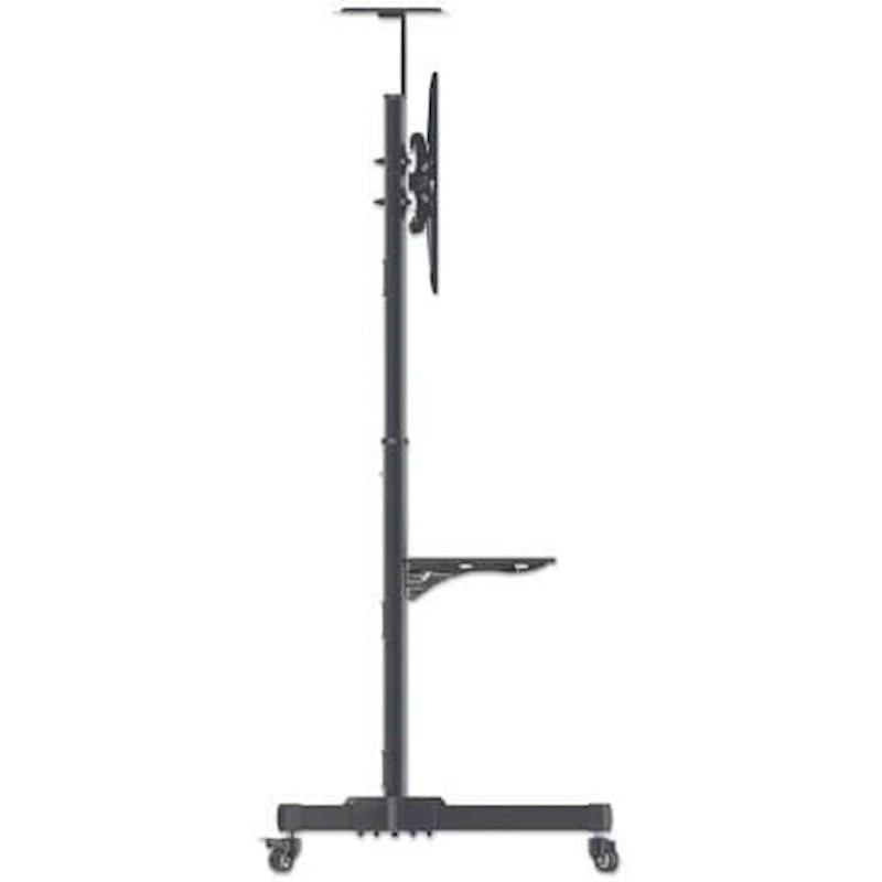 Multimedijski voziček 37-70 MANHATTAN, 50kg, črn
