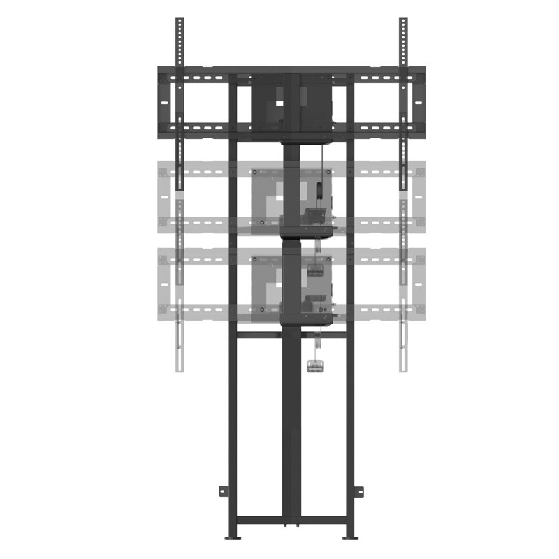 Motoriziran stenski nosilec ViewSonic VB-STND-104, 55"–86", do 75 kg