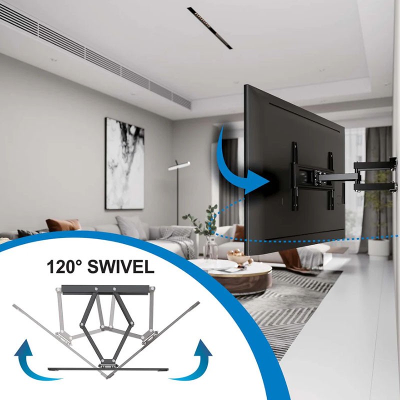 Zunanji stenski nosilec za TV MANHATTAN, 37" do 86", 50kg