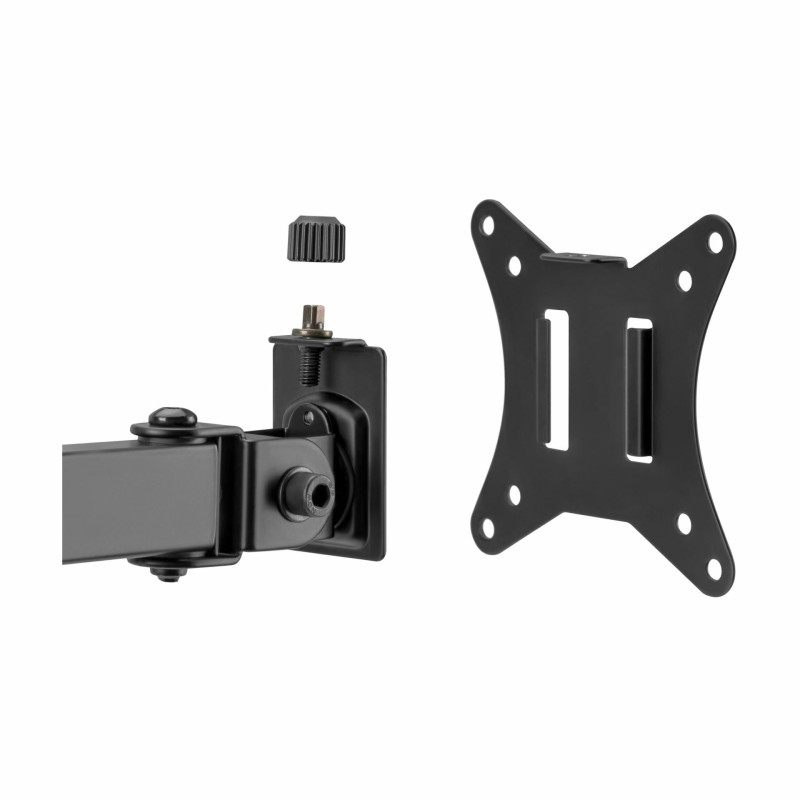Namizni nosilec za 2x monitor 13-27" SBOX LCD-352/2 črn