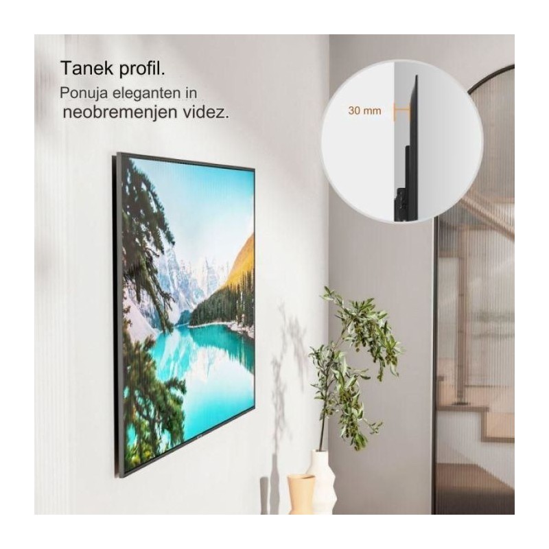 Nagibni TV stenski nosilec 32-65 do 75kg, VonHaus 05/023x
