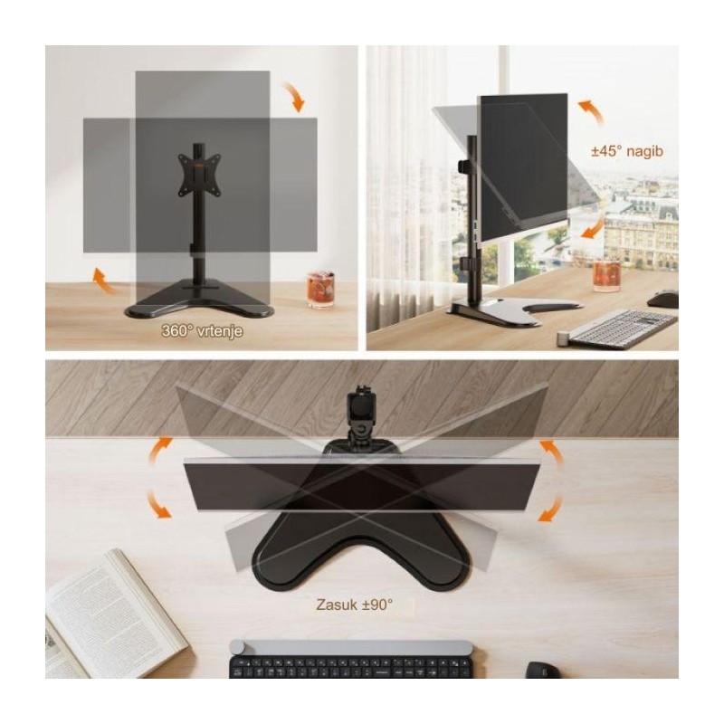 Namizni nosilec za monitor VonHaus 05/085