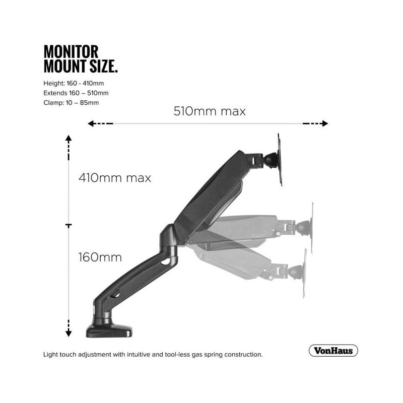 Namizni nosilec za monitor VonHaus 05/118