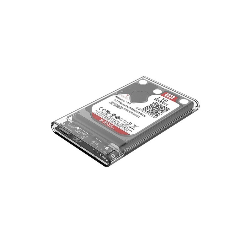 Zunanje ohišje za HDD/SSD 2,5 USB 3.0 UASP SATA3, prozorno, ORICO 2139U3