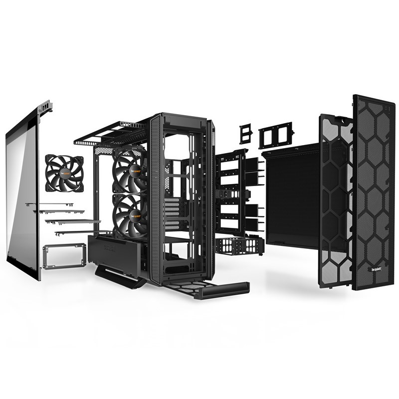 Ohišje BE QUIET! SILENT BASE 802 WINDOW (BGW39) midiATX, črno